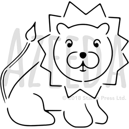 A4 'Löwe' Wandschablone / Vorlage (WS00010039): Amazon.de: Spielzeug