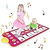 Magicfun Piano Mat, Music Dance Mat Toy for Toddlers, Double side Keyboard Play mat with 7 Animal Sounds, Educational Musical Carpet Gifts for Toddlers Boys Girls over 3 years old, 110 x 52 cm.