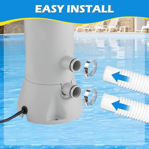 3 Pcs 1.25" Pool Hose, 59" Long Accessory Pool Pump Replacement Hoses, photo 12