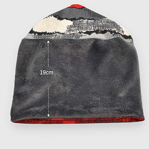 3-Way Multi-Function Scarf Headband Bandana Men Women Outdoor Thermal Insulated Autumn Winter Knit Scarf Hat Headwrap - Thumbnail 3