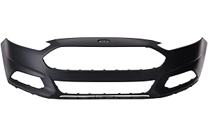 ELECANE Bumper Cover Fascia Front DS7Z17D957AAPTM FO1000680 for Ford Fusion 2013 2014 2015 2016 Primed