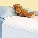 Saddle Style Waterproof Mattress Pad & Sheet Protector - 34 x 36 inches - Absorbs 6 Cups