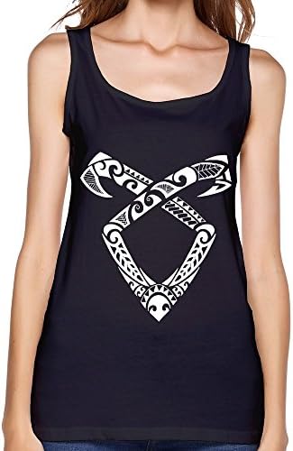SIANDA Women's Shadowhunters TV Show 2015 Logo Tank Top Size XXL Black