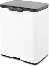 Brabantia Bo Waste Bin 12L White – Easy Open, Soft Close, Hygienic view 4