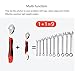 Huluwa Adjustable Wrench Multi-function Universal Snap'N Grip 0.4-1.5 inches Quick Spanner Set, 2Pcs