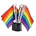 20 Piece Set of Mini Rainbow Flags - 8