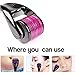 Derma Roller Kit Micro needle 0.25mm Microdermabrasion Roller Needling Instrument For Face 540 Titanium Perfect Skin care Microneedle Roller FREE Storage Case