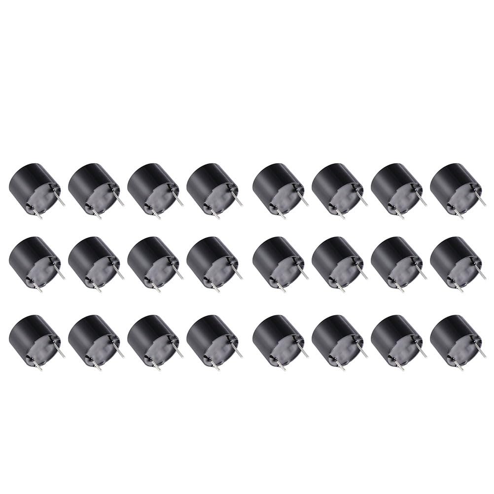 VILLCASE 24pcs Electric Buzzer Alarm Magnetic Beep Tone Alarm 5v Active Buzzer Kit for Electric Appliance Accessory
