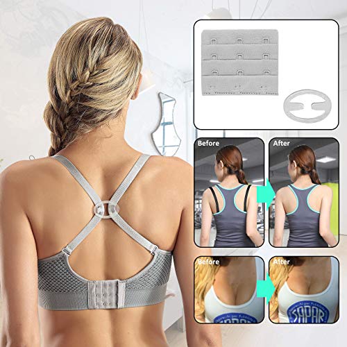 Wirezoll Nursing Bra, Wireless Women Super Soft Full Bust Bralette for Maternity Breastfeeding and Sleep with Extra Bra Extenders & Clips (Gray, XXL)