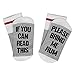 Unisex Christmas Valentine's Day Cotton Crew Socks IF YOU CAN READ THIS RUM Novelty Funky Slipper Socks