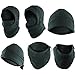 Sysrion 6 in 1 Thermal Fleece Balaclava Hood Police Swat Ski Bike Wind Stopper Mask Motor Helmet Parts/Advanced Fleeces, Gray