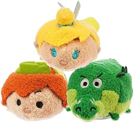 Amazon ディズニーストアusa Tsum Tsum ツムツム ミニ S ピーターパン ティンカーベル チクタクワニ ３個セット 並行輸入品 ぬいぐるみ おもちゃ