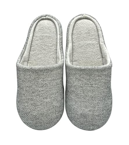 Indoor Slippers Memory Foam Washable Classic Fabric Home Shoes