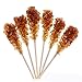 Barista Swizzle Sugar Sticks | Rock Candy Crystals | Individually wrapped | Great for Coffee Tea Matcha Cocktails | Amber, 100 Count | Made in the USA