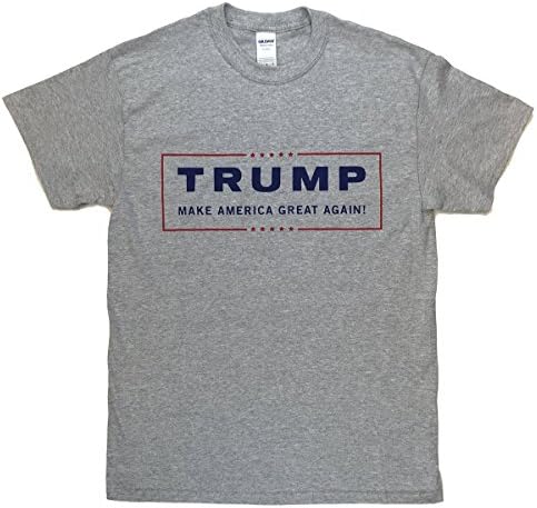 Donald Trump for President Make America Great Again T Shirt (3X, Heather Grey)