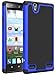 ZTE Lever Case, LK [Shock Absorption ] Impact Resistant Hybrid Dual Layer Armor Defender Protective Case Cover for ZTE Lever LTE (Blue)