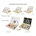 Wooden Magnetic Jigsaw Puzzles Toy, DIWENHOUSE Toddler Toys Educational Travel Puzzle Games Double Sided Drawing Easel for Boys and Girls (Animal World)
