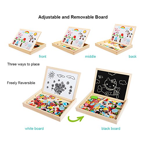 2 DIWENHOUSE+Magnetic+Puzzles+Toddler+Educational