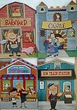 Board book At the... Barnyard, Castle, Pet Store and / or Train Station (Assorted, Titles & Quantities Vary) Book