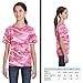 Expression Tees Kids Plain Blank T-Shirt Small Pink Camo