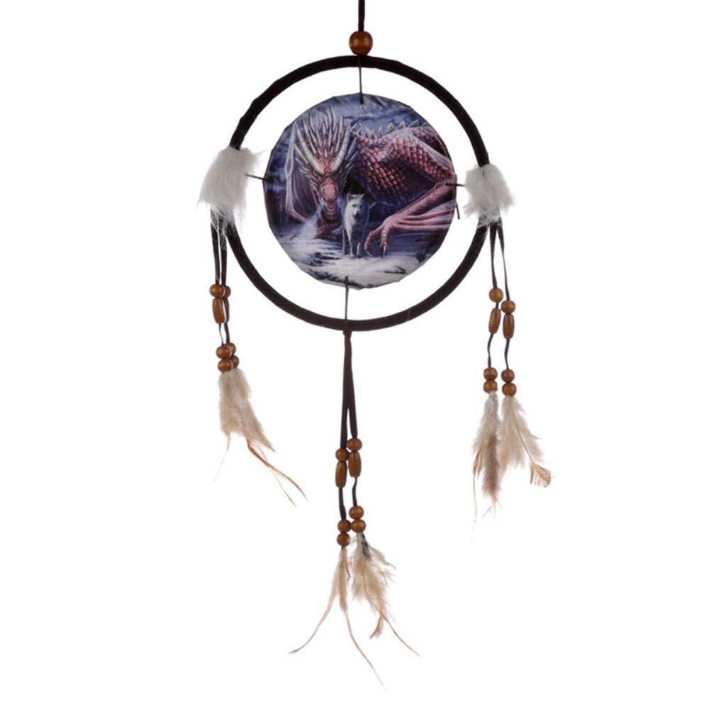 Puckator Dream Catcher Lisa Parker Dragon & Wolf Wedding Ring 16 cm