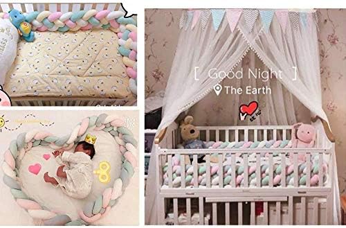 Protection De La Tete Pour Lit De Bebe Milopon Tour De Lit Tresse 4 Partages Pare Chocs Pour Bebe Lit Doux Tour De Lit Tresse 2m 3m Tours De Lit Accessoires De Literie Petitonoordwijk Nl