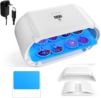 Koanhinn Double-sided UV Resin Light 48 LED Beads Faster Curing Adjustable Time