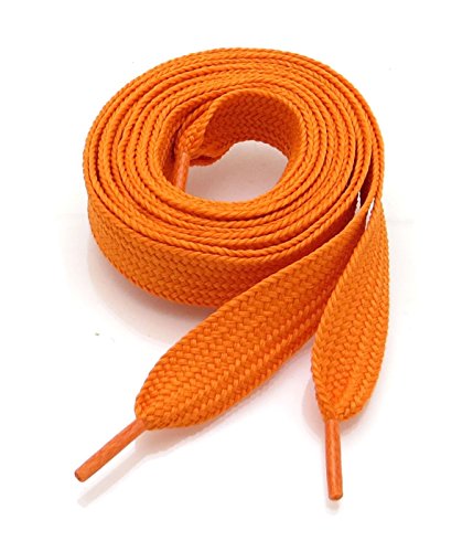 Thick Fat Shoelaces for Sneakers, Boots and Shoes by Ti Shoe Laces - Chose your colors (Orange)