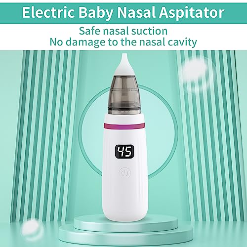 Electric Nasal Aspirator for Baby Rechargeable Nose Sucker for