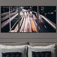 3 Piece Framed Canvas Wall Art Colorful Industrial Lights Canvas Prints Home Artwork Decoration for Living Room,Bedroom - 16