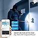 WiFi Camera Outdoor Wireless IP Security Camera with Night Vision up to 65ft Motion Detection Alarm/Recording, Support Max 64GB SD Card (External) AT-100BW
