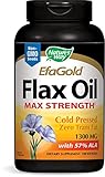 Nature's Way EfaGold Flax Oil,  1300 Mg, 100 Softgels
