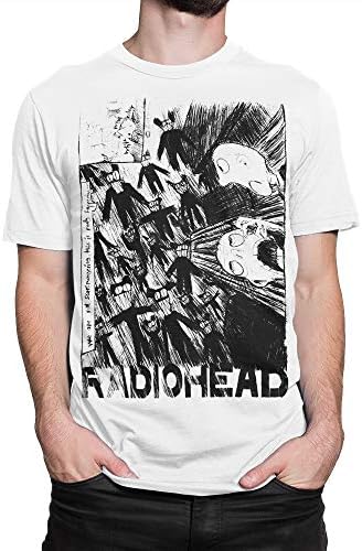 Radiohead Rock T-Shirt, Thom Yorke Men's Women's Tee White
