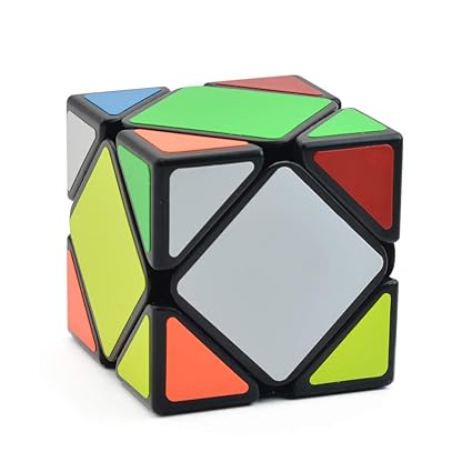 Alician 3x3x3 Unique Shape Speed Magic Cube Educational Puzzle Toy for Kids Student Beginner