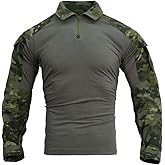 EMERSONGEAR Upgraded Version G3 Combat Shirt,Tactical Hiking Hunting Fishing Long Sleeve Camo Shirts for Men