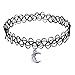 IWenSheng Women Vintage Black Gothic Henna Tattoo Choker Necklace Moon Pendant