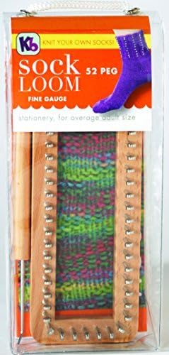 Kntting Board New Authentic Knitting Board Sock Loom 52 Peg 7X3 Adult by kntting board