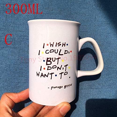 Fhku Cup New Black Red Friends Tv Show Series Central Perk Ceramic Coffee Tea Cup Mug C