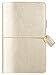 PU Leather Traveler's Journal, Refillable Traveler Journal by Webster's Pages, Small Notebook Cover with Notebook Inserts, for Women, Artists, Writing - Champagne, 5.5