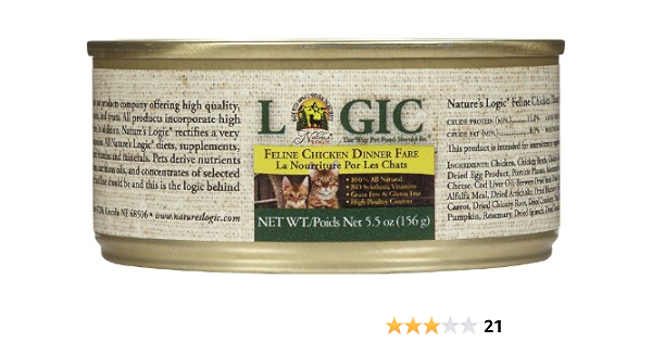 nature's logic canned cat food
