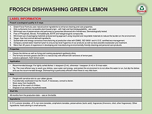FROSCH SPÜLMITTEL, 750ML