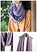 Cotton Scarf Shawl Soft Lightweight Scarves And Wraps For Men And Women. Unisex. (Purple)