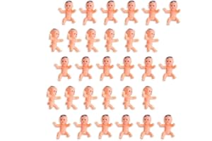 CCINEE 60pcs 1 Inch Mini Plastic Babies for Baby Shower Games, Ice Cube Party Decorations and Table Scatter