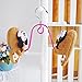 Aligle Multi-Function Stainless Steel Heavy-duty DryingRack Hanger Airer Hanging Shoe Rack Antiskid Shoe Drying Rack Creative Shoes Hanging Sun Scarf Hook, Sock Rack 3 Pack