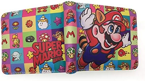 ASLNSONG Super Mario Fold Wallet