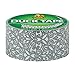 Duck Brand 284170 Printed Duct Tape Single Roll, 1.88 Inches x 10 Yards, Sliver Scroll