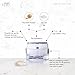 Vivo Per Lei Facial Peeling Gel - Contains Dead Sea Minerals and Nut Shell Powder - Gentle Face Exfoliator Scrub and Blackhead Remover - Peel Your Skin to a Fresher You - Pack of 4