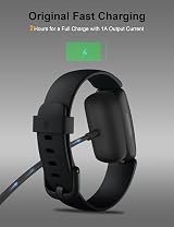 Bicmice Fitbit Inspire 2 Ace 3 Charger Cable USB Cord 3.3Ft Replacement view 4