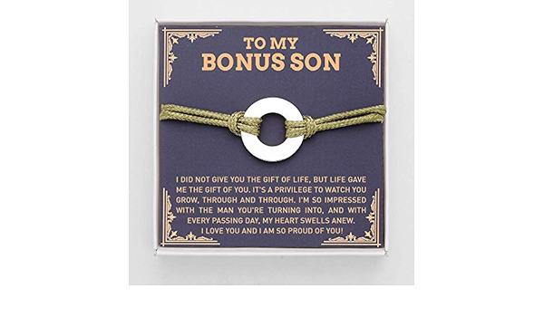 Stepchild Gifts Stepkid Gift Bonus Son Card Graduation Gifts Birthday Gift For Bonus Son Bonus Son Gift Stepson Christmas Gift Jewelry Necklaces Valresa Com