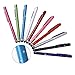 Wisdompro 10 Pack Stylus Bundle of 4.2-inch Colorful Universal Styli for Capacitive Touch Screen iPads, Tablets, iPhones, Samsung Galaxy Note /Tab and more - Carved Diamond Bling Polka Dots